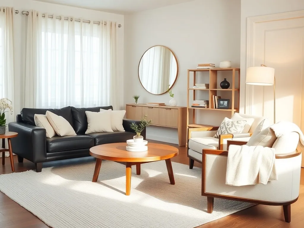 Jak rozjaśnić salon z ciemnymi meblami? Proste sposoby