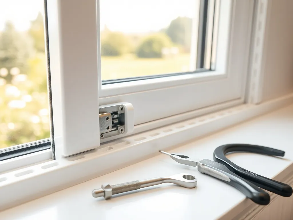 Jak zdjąć okno plastikowe z zawiasów?