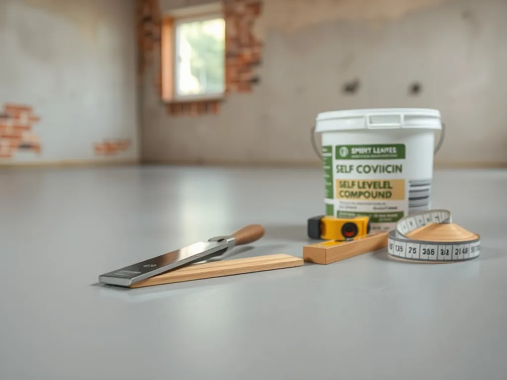 Czym wyrównać posadzkę?