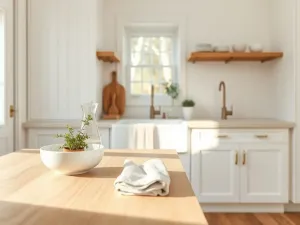 Kuchnia biała z drewnem – inspiracje i porady aranżacyjne