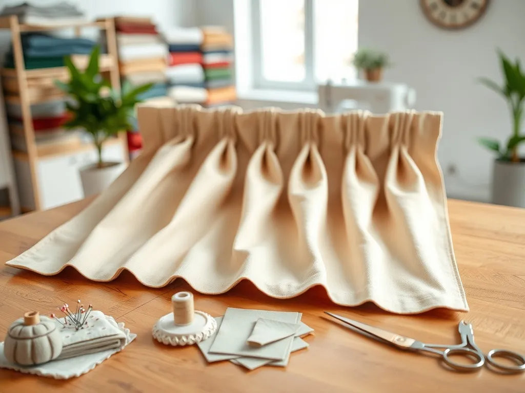 Jak uszyć firankę panel z zakładkami krok po kroku?