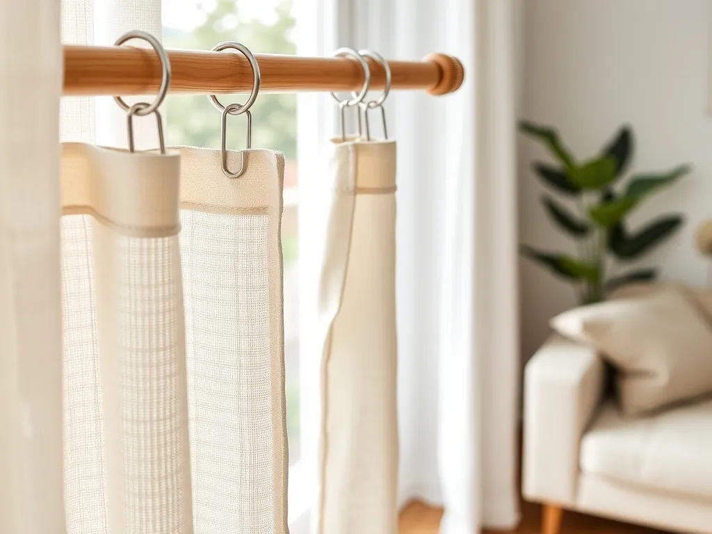 Jak powiesić zasłony na żabki?