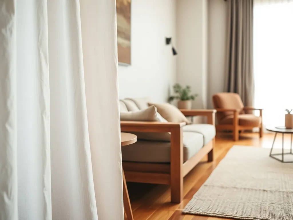 Jakie zasłony do brązowych mebli?