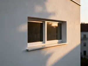 Zbliżenie na miękką, szmaragdową tkaninę welurową z widoczną fakturą, umieszczoną w jasnej pralni.